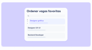 ordenar vagas recrutamento