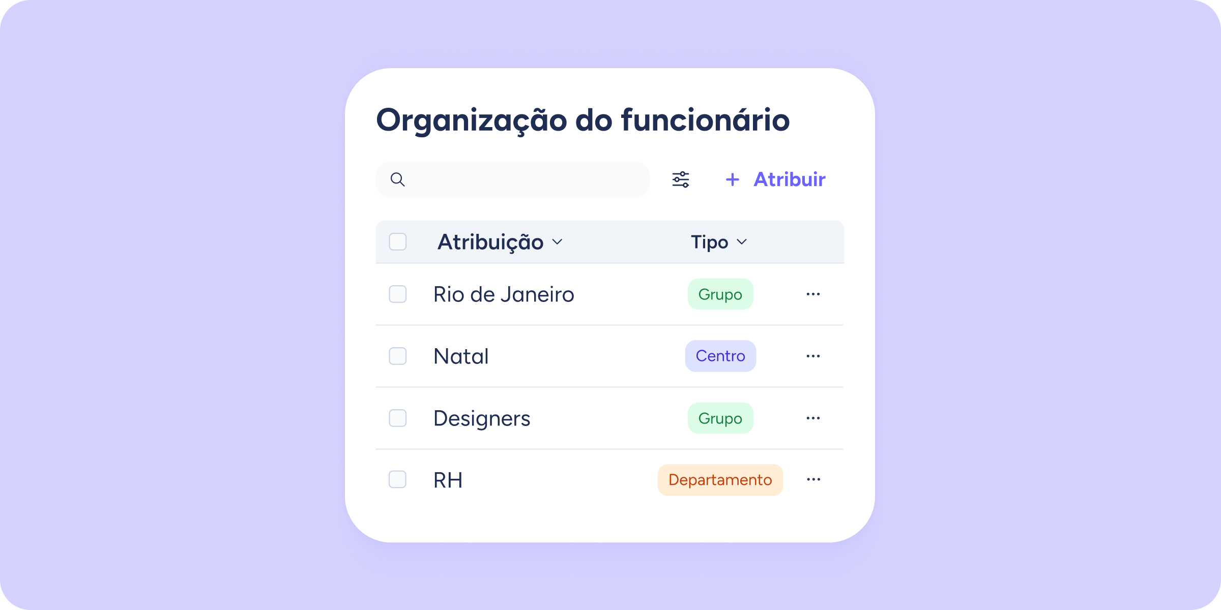 grupos funcionarios